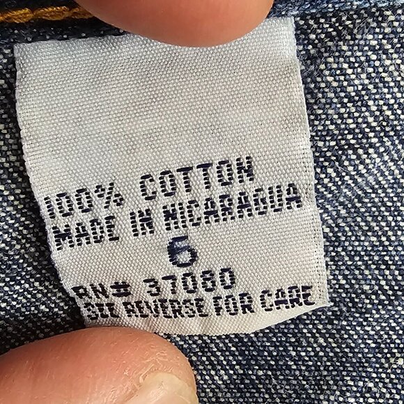 Vintage Carolina Blues Blue Denim Y2K Skirt Boho Retro 6 - Picture 8 of 10